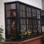 black aluminium casements