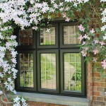 Black casement windows