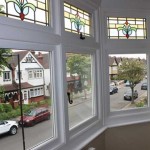 Stain glass casement windows