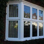 Flush timber casement bay windows